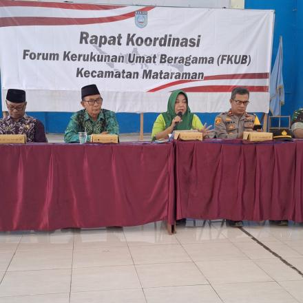 Pambakal Desa Surian Hadiri Rapat Koordinasi Forum Kerukunan Umat Beragama (FKUB)